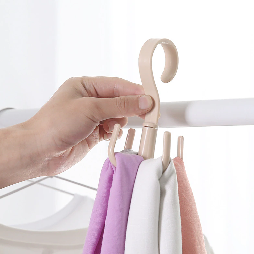 Rotating Closet Hanger Hook
