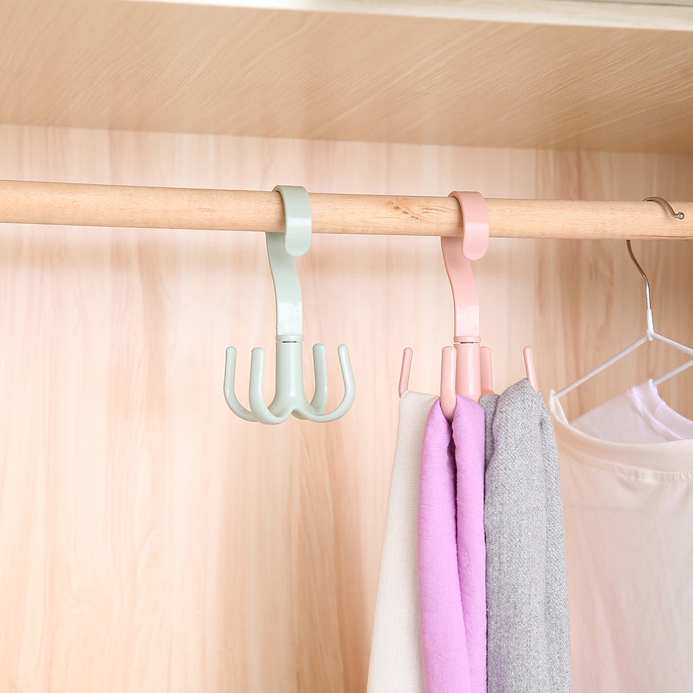 Rotating Closet Hanger Hook