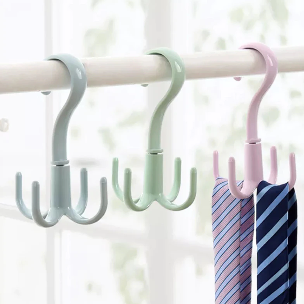 Rotating Closet Hanger Hook