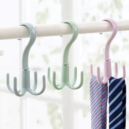 Rotating Closet Hanger Hook