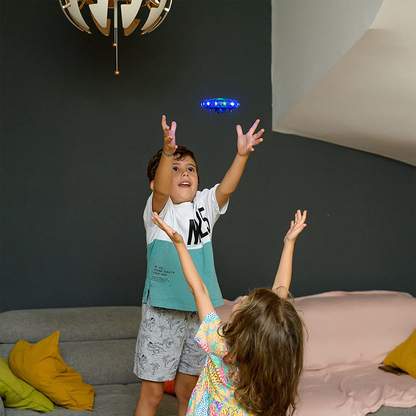 UFO Drone Toy for Kids - Durable & LED Night Flight