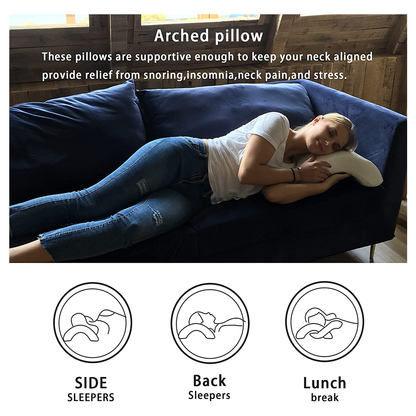 Slow Rebound Pressure Pillow – Ultimate Memory Foam Support for Side Sleepers | Perfect Gift
