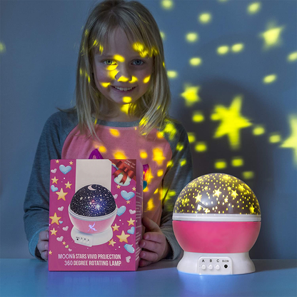 Space Projector Lamp - Rotating Universe Light for Bedroom & Room Decor