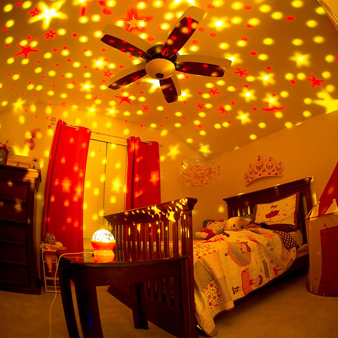 Space Projector Lamp - Rotating Universe Light for Bedroom & Room Decor