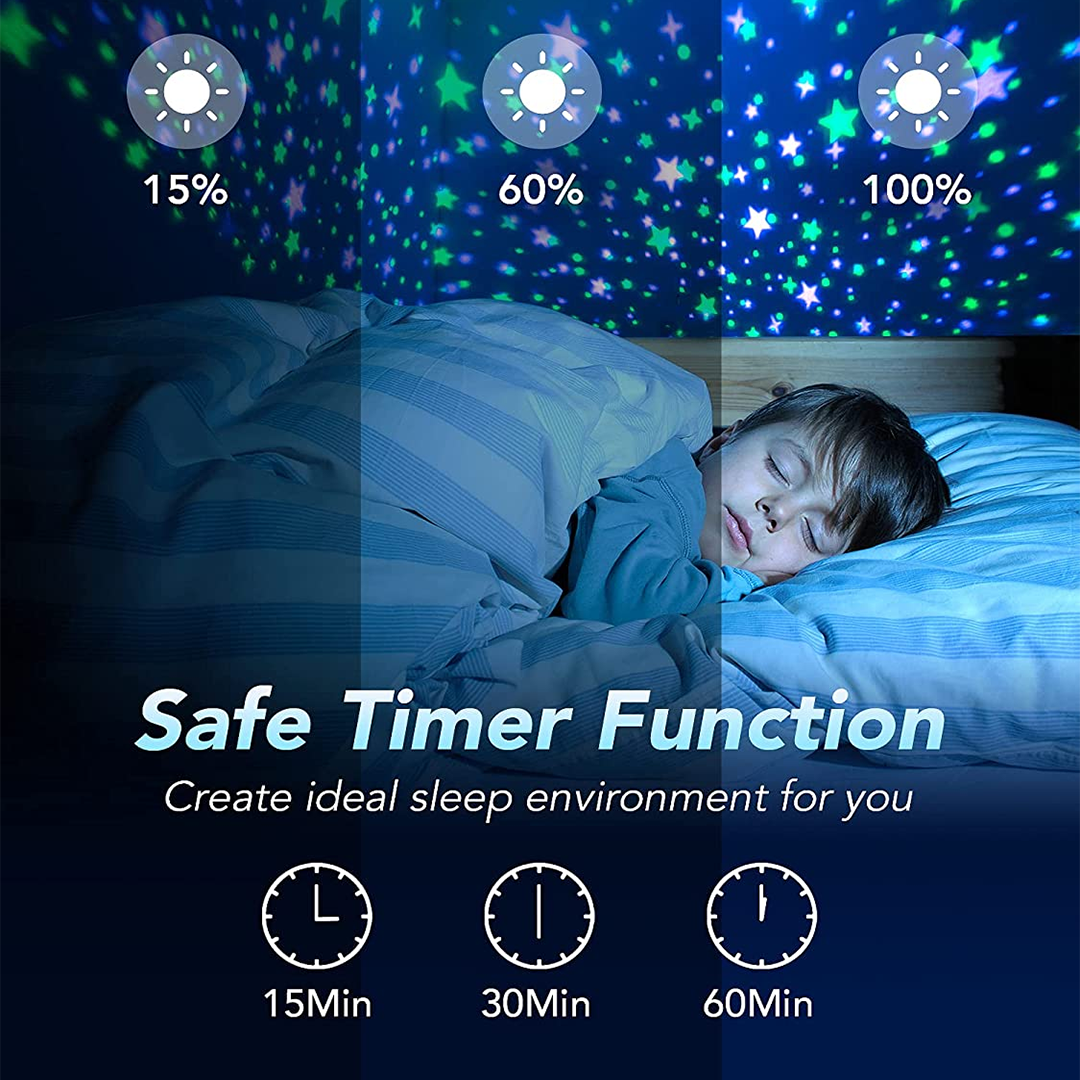 Space Projector Lamp - Rotating Universe Light for Bedroom & Room Decor