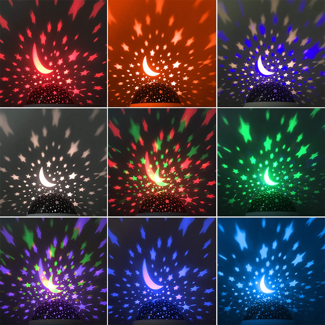 Space Projector Lamp - Rotating Universe Light for Bedroom & Room Decor