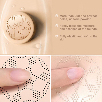 Flawless CC Cream Foundation with Mushroom Air Cushion – Ideal Beauty Gift for Her