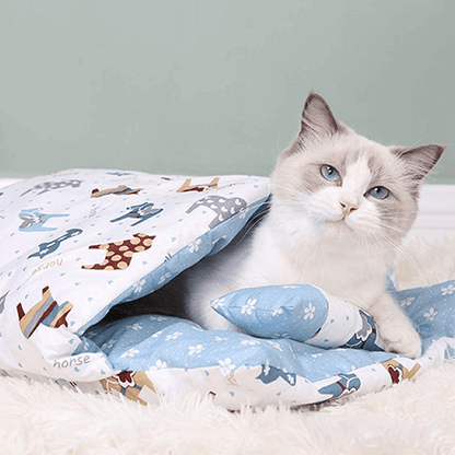 Cozy Cat & Dog Comforting Calming Bed