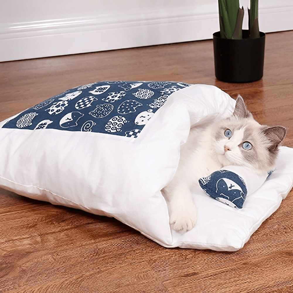 Cozy Cat & Dog Comforting Calming Bed