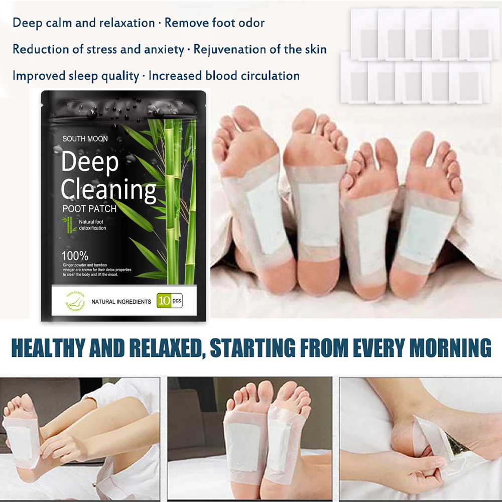 Deep Cleansing Detoxify Foot Patch (10 Pack) – Perfect Gift for Relaxation & Pain Relief