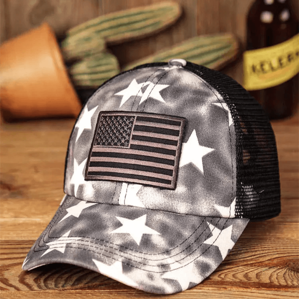 Stylish Women's American Flag Trucker Hat - Perfect Patriotic Gift