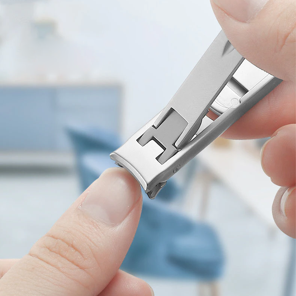 Foldable Double-Ended Nail Clipper Tool – Portable, Anti-Splash, Perfect Gift for Grooming Enthusiasts
