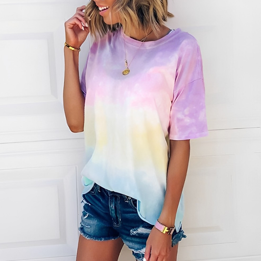 Women Tie Dye Top