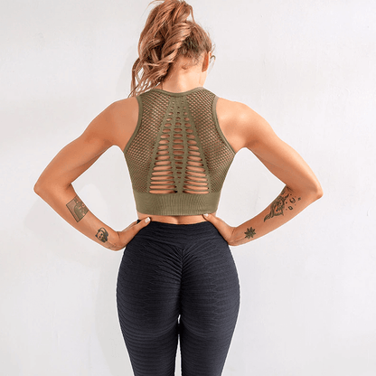 Strappy Racerback Sport Bra