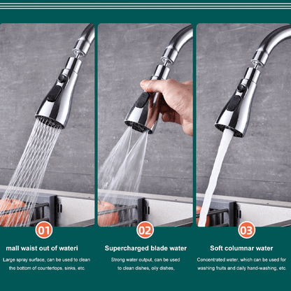 3 Function Kitchen Faucet Spray Head