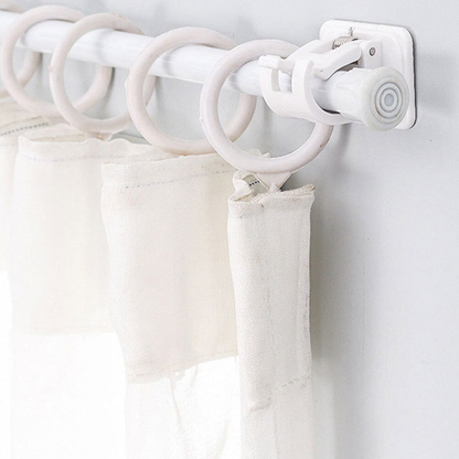 Nail-Free Adjustable Rod Bracket Holders (2 Pieces Set)