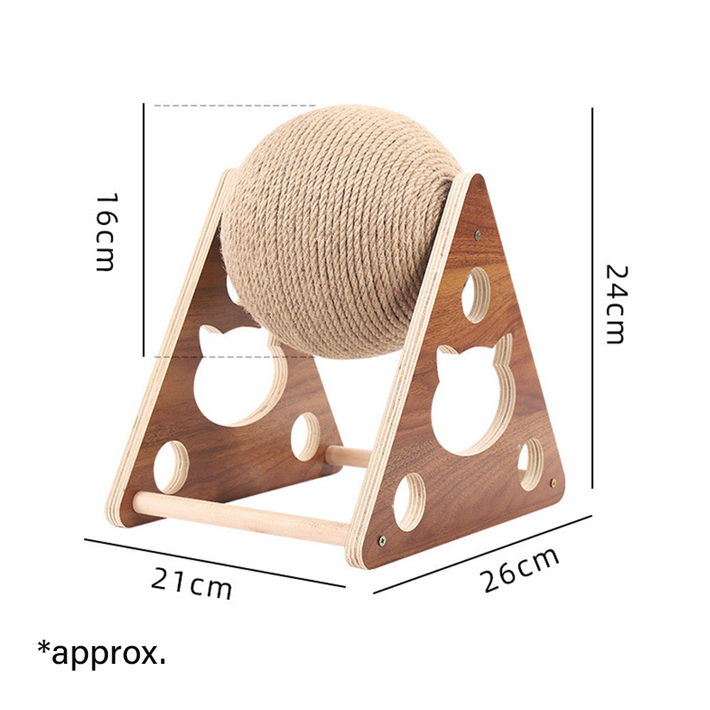 Pets Curations Anti-Depression Cat Scratching Ball Exercise Toy