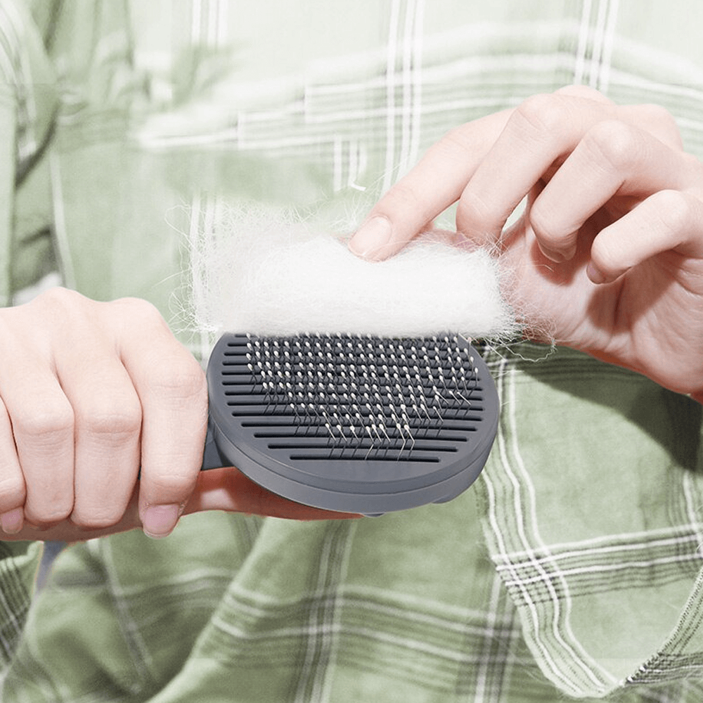 Pet Comb Self Cleaning Brush Professional Dog And Cat Grooming Brush
