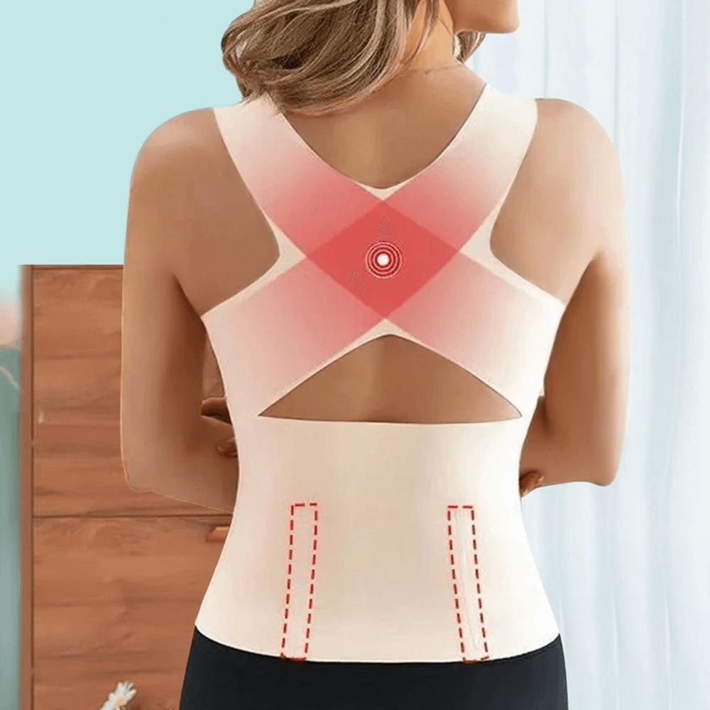 4-In-1 Waist Buttoned Bra Shapewear