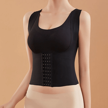 4-In-1 Waist Buttoned Bra Shapewear