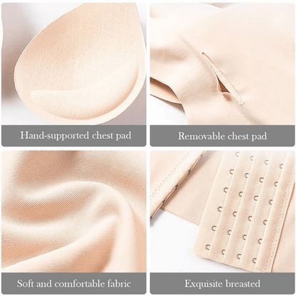 4-In-1 Waist Buttoned Bra Shapewear