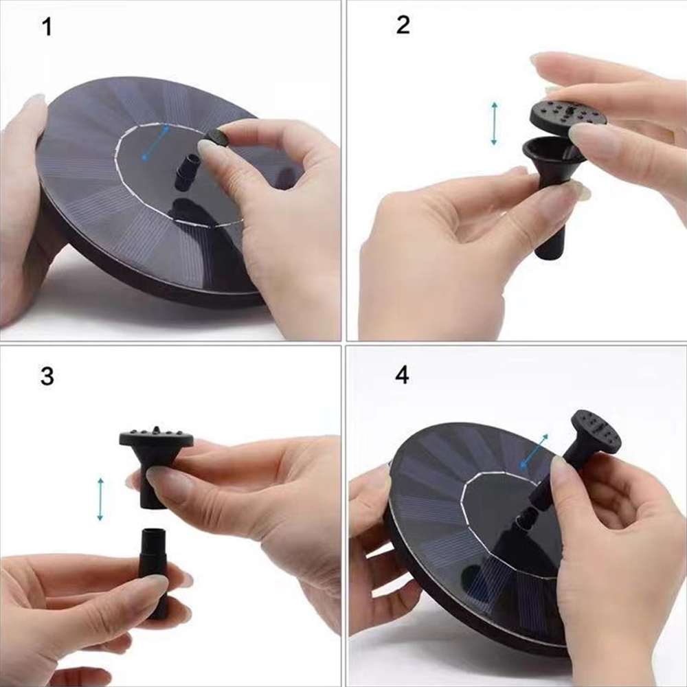 Solar Powered Water Fountain