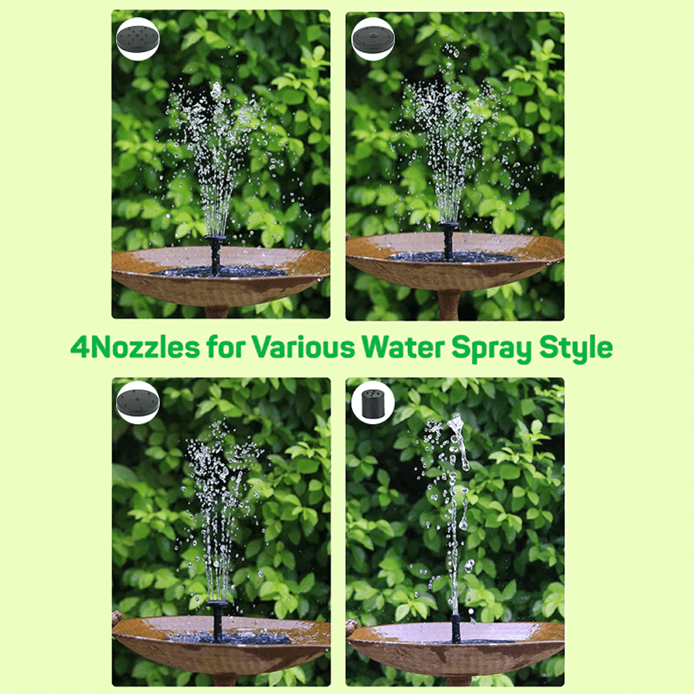 Solar Powered Water Fountain