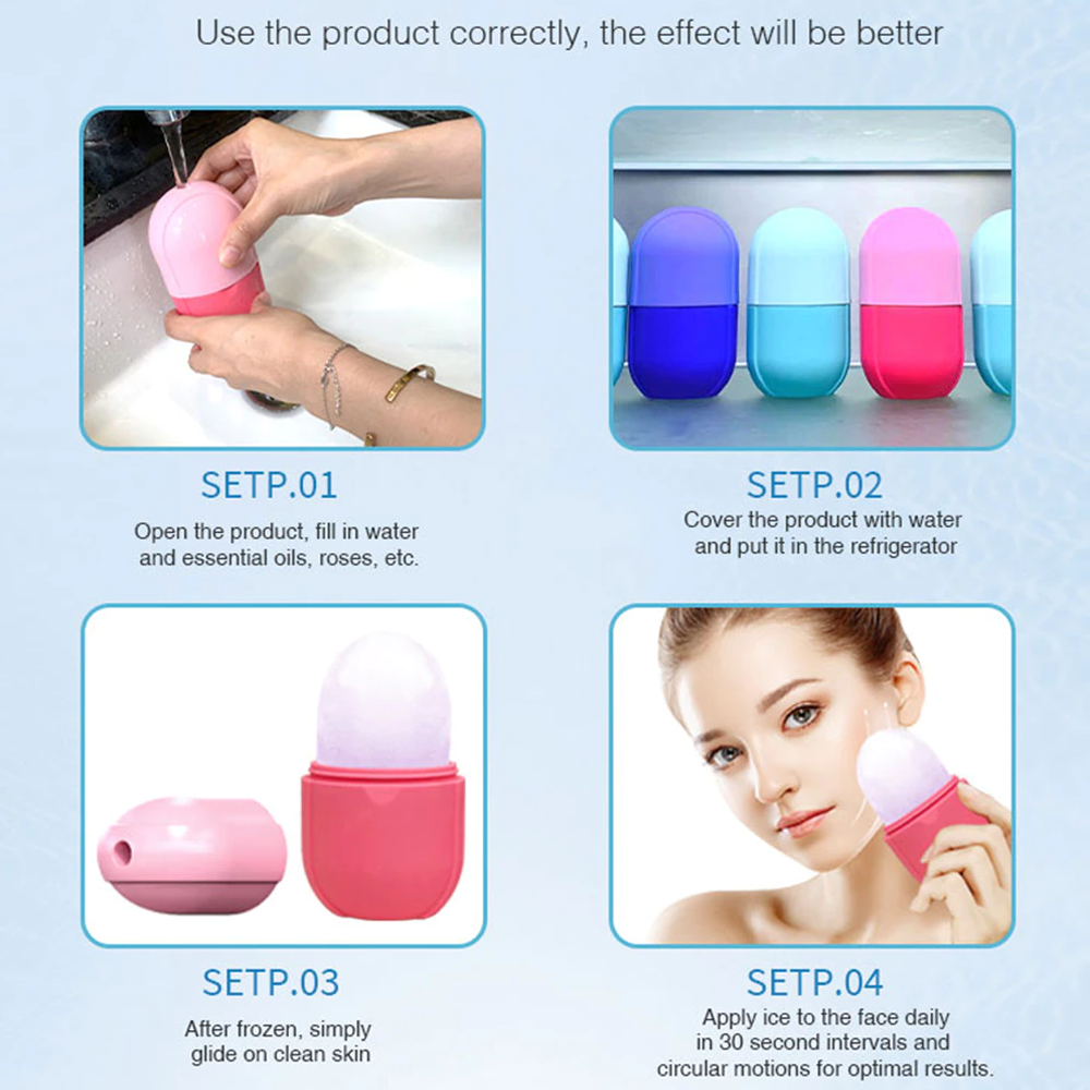 SkinFrost – Silicone Ice Mold Face Massager
