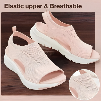 Washable Slingback Orthopedic Slide Sport Sandals – Comfortable Mesh Sandals for Women