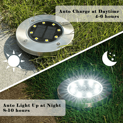 Solar In-Ground Pathway Lights (Set of 4)