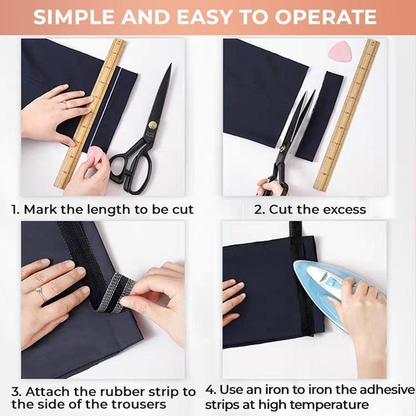 Pants Edge Shorten Self-Adhesive Pants Mouth Paste - Easy No-Sew Solution Gift