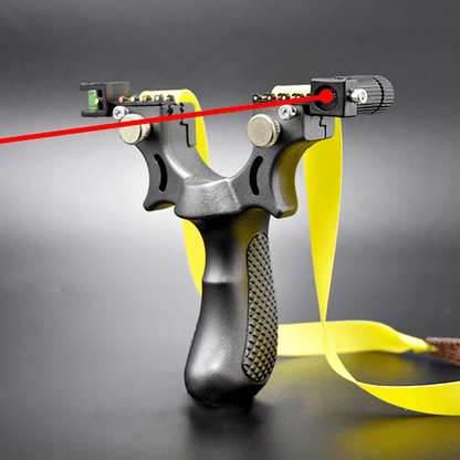 High Accuracy Laser Slingshot Rifle – Perfect for Hunting & Target Practice