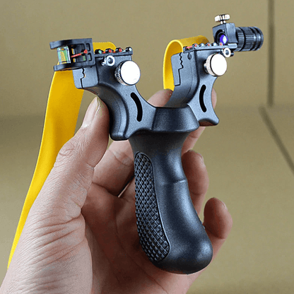High Accuracy Laser Slingshot Rifle – Perfect for Hunting & Target Practice