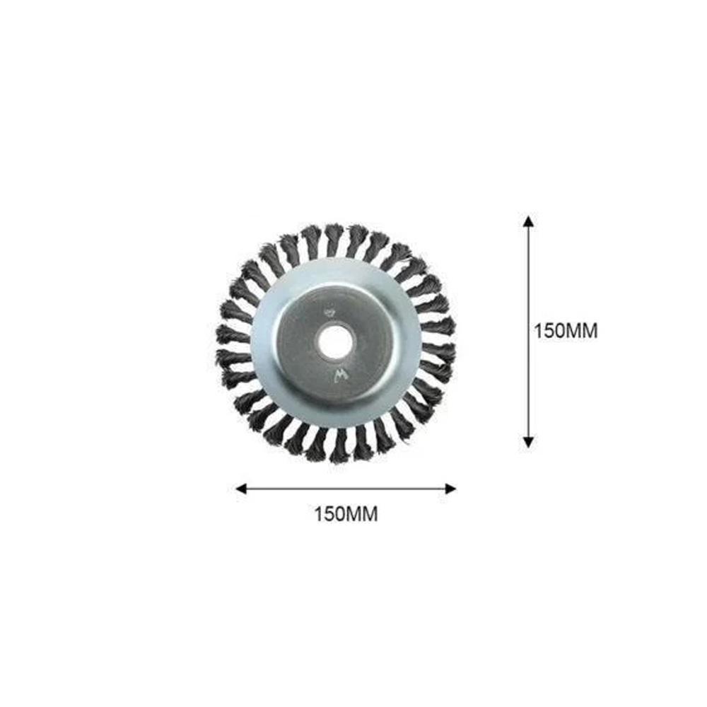 Unbreakable Wired Trimmer Blade - Round Edge Grass Trimmer with Blades for Weed Removal, Gifts for Gardeners