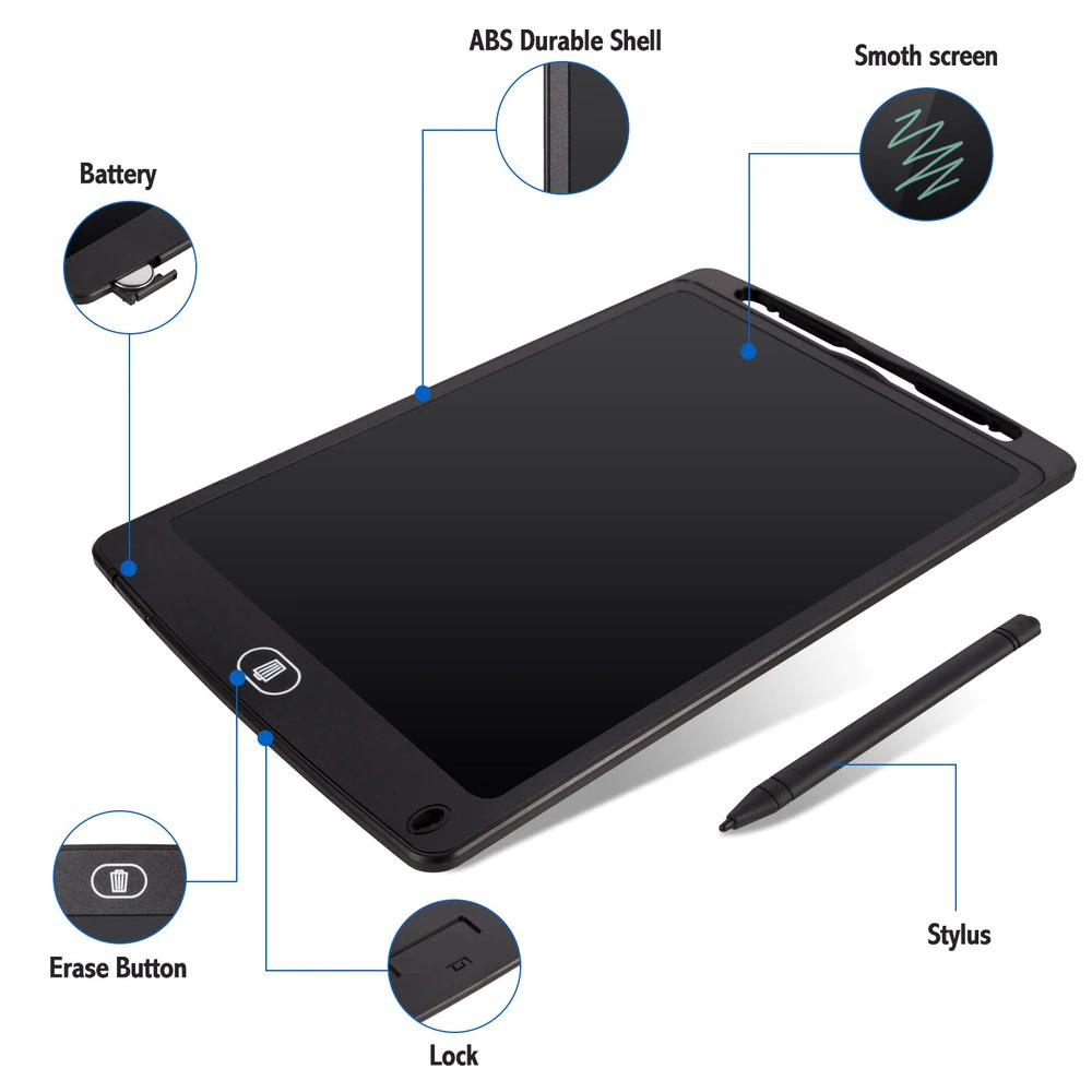 Kids Magic LCD Drawing Tablet - Creative LED Art Pad