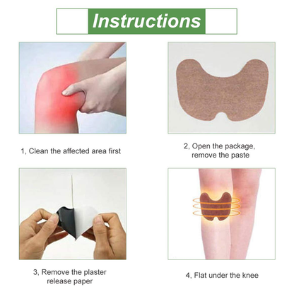 Herbal Knee Pain Relief Patches – Perfect Wellness Gift for Joint Comfort