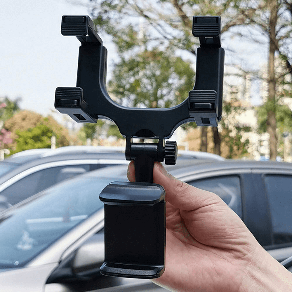 Car Phone Holder Rear View Mirror