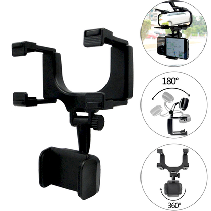 Car Phone Holder Rear View Mirror