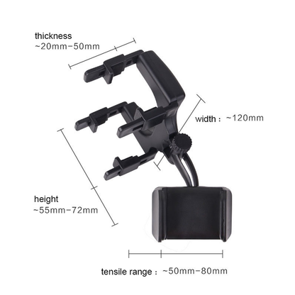 Car Phone Holder Rear View Mirror