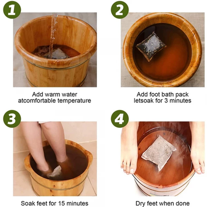 Ginger Detox Foot Soak for Lymphatic Drainage and Relaxation