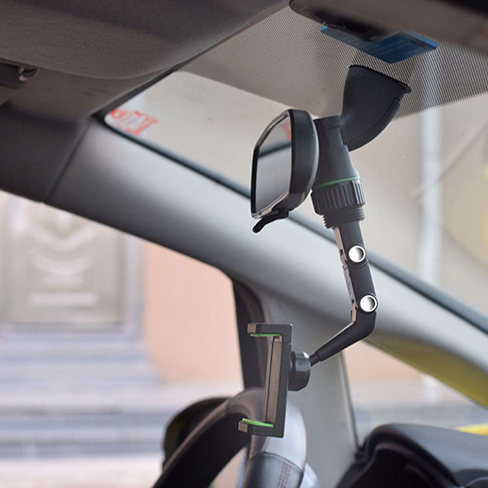 Rear View Mirror Phone Holder