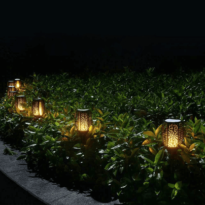 Flickering Flame Solar Lights
