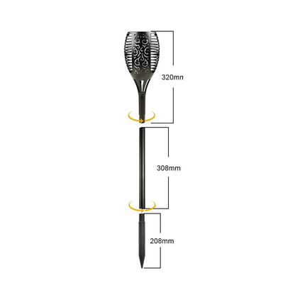 Flickering Flame Solar Lights