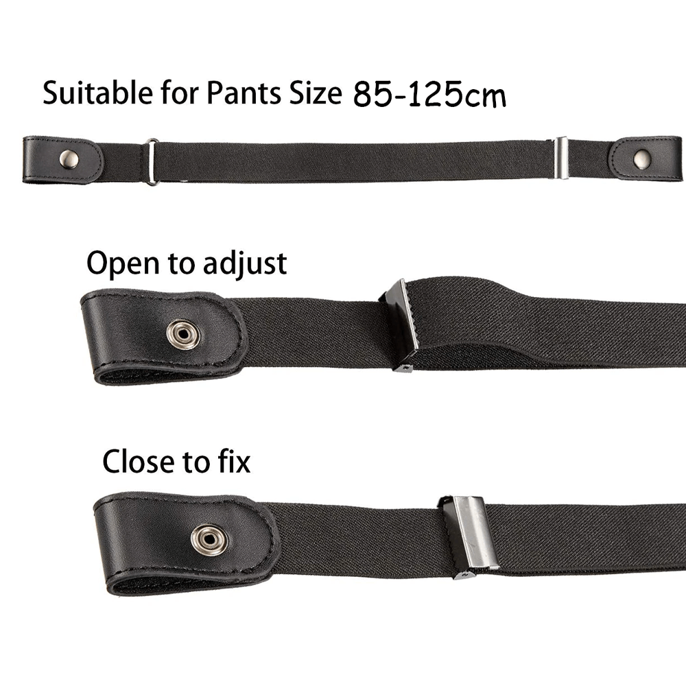 Buckle-Free Invisible Elastic Waist Belts