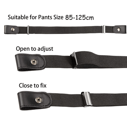 Buckle-Free Invisible Elastic Waist Belts