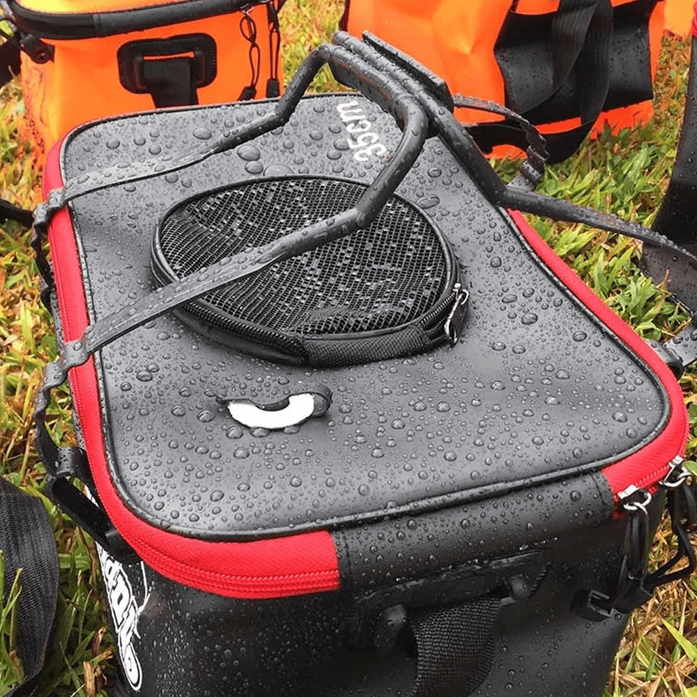 Portable Zipper Fishing Bucket Outdoor Folding EVA Fishing Bag for Live Fish & Bait