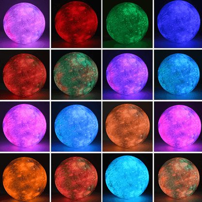 Galaxy Moon Lamp