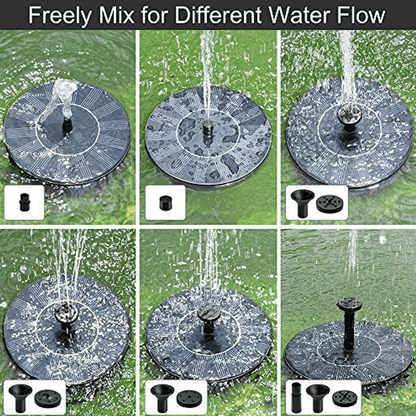 Mini Solar Fountain For Bird Bath