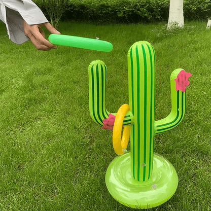 Inflatable Cactus Swimming Pool Ring Toss Game
