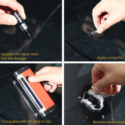 DIY Glass Repair Kit, Restore Windshields & Windows Instantly